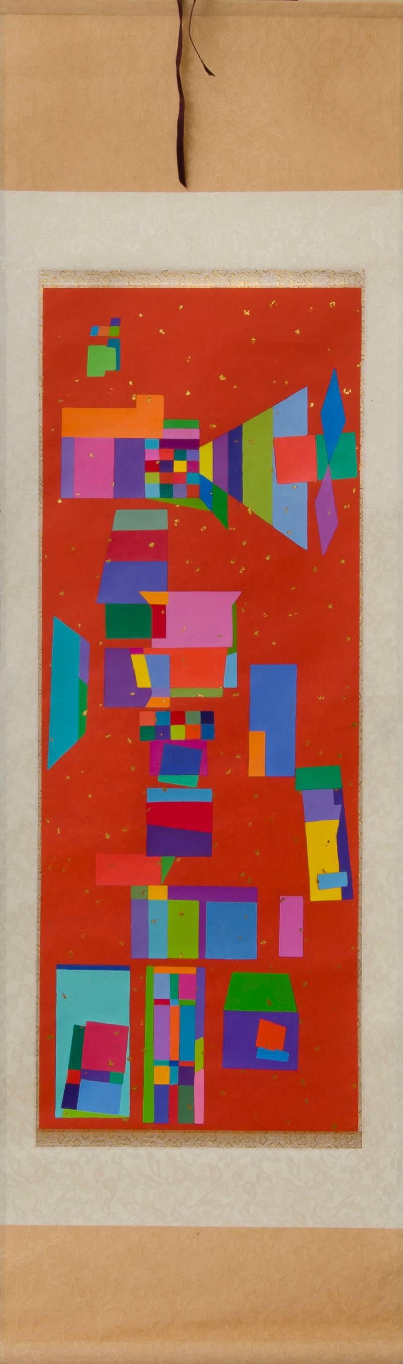 Tom Krumpak Abstract Painting - Scroll #7