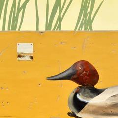 Duck Blind, trompe l'oeil painting