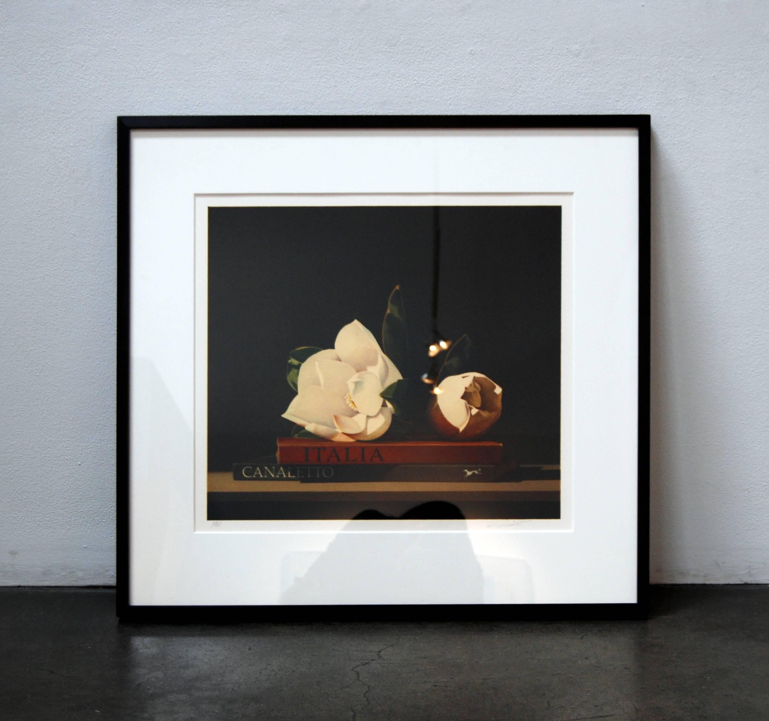 Still Life with Canaletto - Print by Guy Diehl