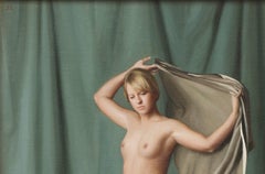 Nude with Chair, oil painting