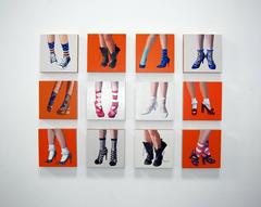 Polka Dot Shoe Painting