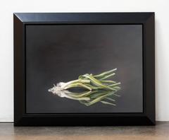 Green Onions, still life painting