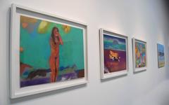 Facebook Photo (woman), pastel drawing