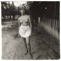Vintage A Waitress at a Nudist Camp, N.J.