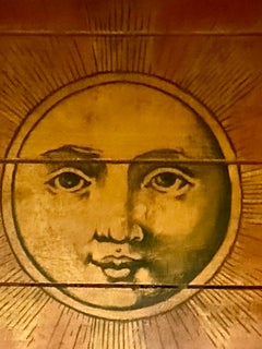 ‘The Sun’ large Outlander set dressing, hand painted on boards circa 2013