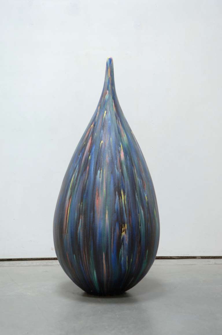 Teardrop - Black Multi - Sculpture by Mineo Mizuno