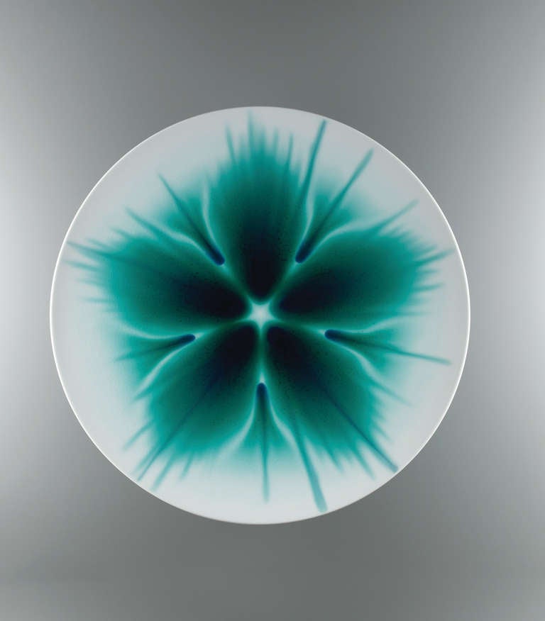 Bowl Suicho (Crystalline Green) by Tokuda Yasokichi IV, Japanese Ceramic - Art by Yasokichi IV Tokuda