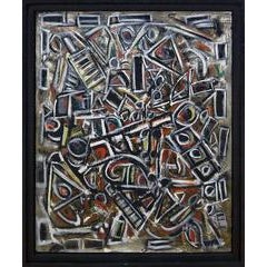 "Abstract Composition" 35x27" 8