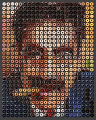 "Groucho Donuts" 76x60, Unique Photographic Arrangement 2017