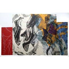 Burden of Need, 39x64 Multi media with hand coloring and collage 5