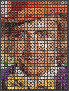 Wonka Donuts, 58x47, One of a kind photographic arrangement on rag paper