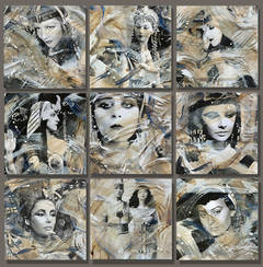 "Cleopatra 9", 50x50" 4