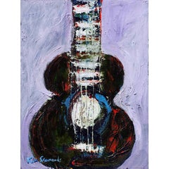 "Blues in B" acrylic on canvas 11