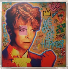 "Heroes" - Tecnica mista su tela