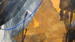 Burden of Need, 39x64 Multi media with hand coloring and collage