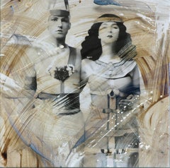 "Cleopatra 9", ........... 50x50" Gesamtgröße....9 separate Leinwände je 16x16"