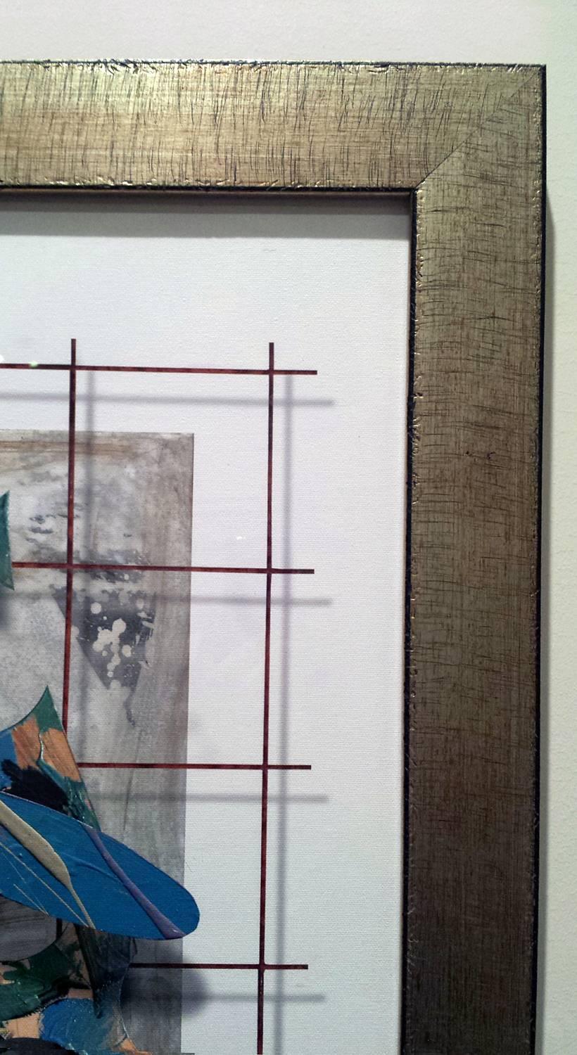 Questa opera d'arte è un pezzo unico stampato su tela con inchiostro d'archivio, è completamente piatta ma ha le caratteristiche dell'aspetto tridimensionale di Ceravolo.  È stato lo studio per una grande tela di Chuck Close composta da elementi