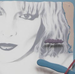 The Bather, Classic 1982 oil on canvas, 50x50"