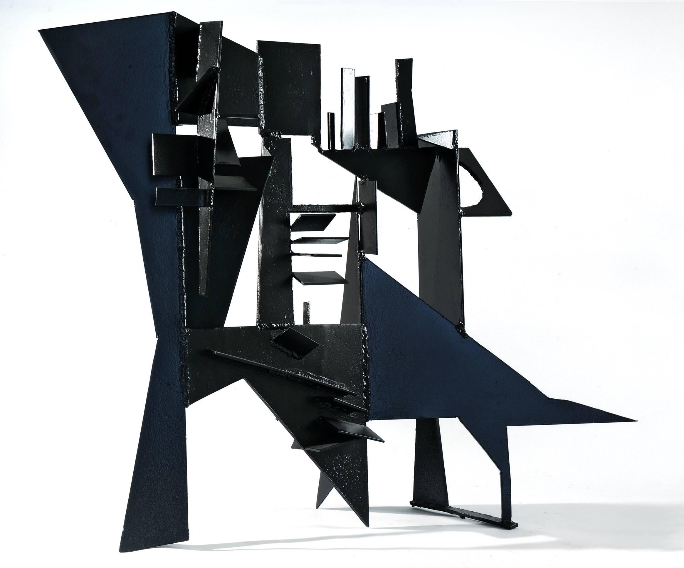 Jose Bermudez (Cuban) Abstract Sculpture - He who shines by day