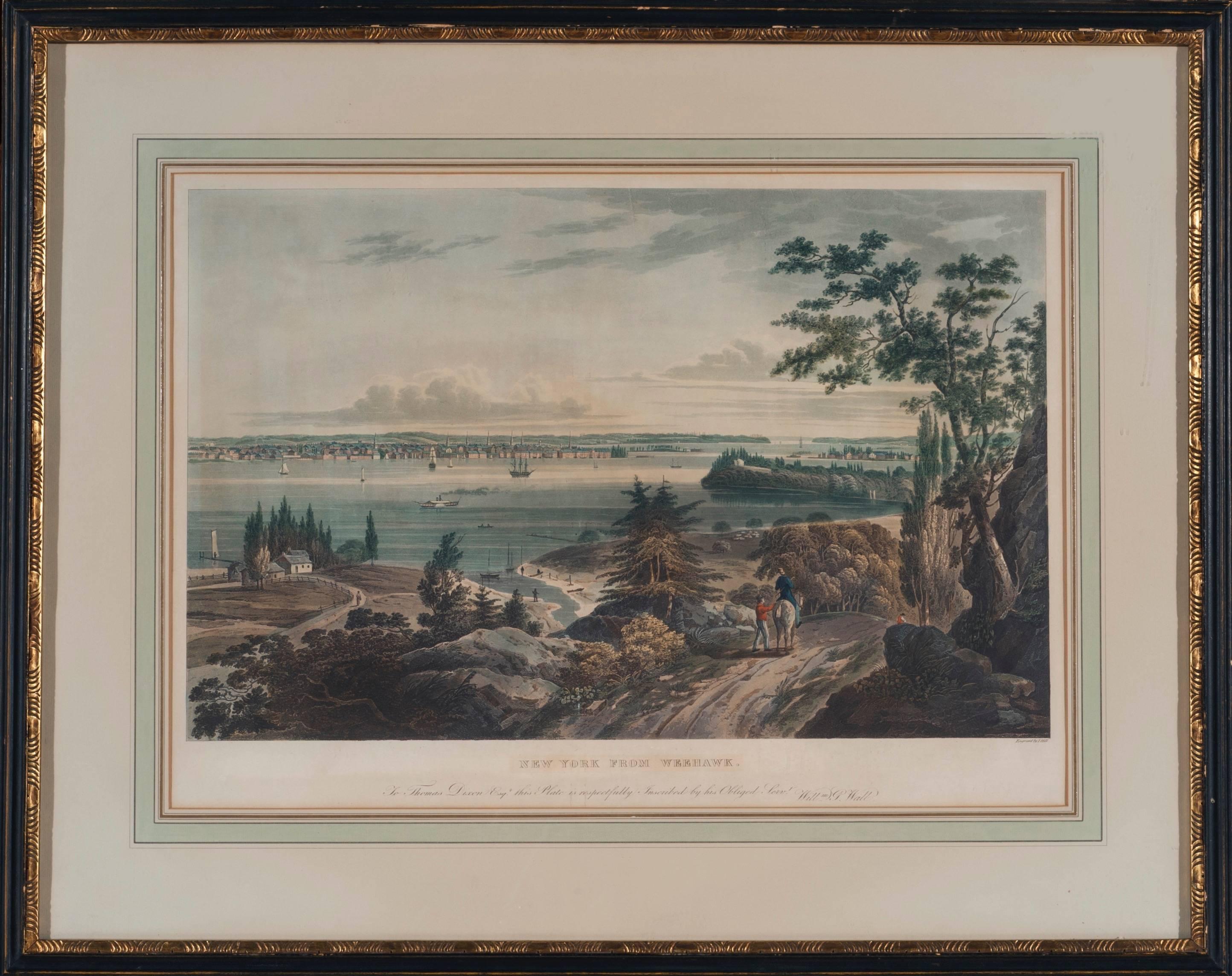 William Guy Wall Landscape Print - New York from Weehawken