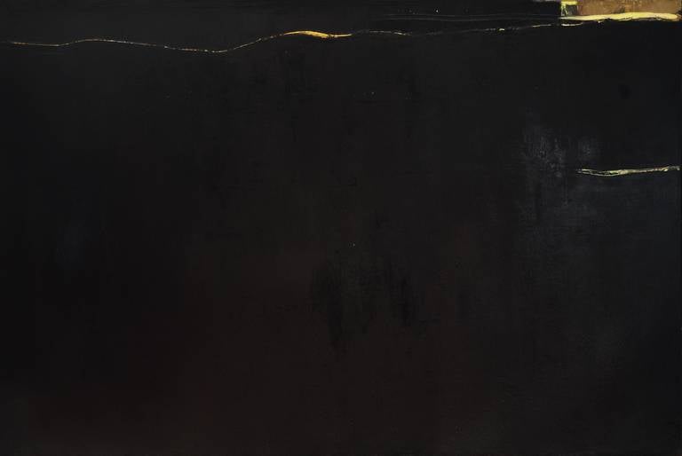 Sam Tchakalian Abstract Painting - Top Right Hand Corner