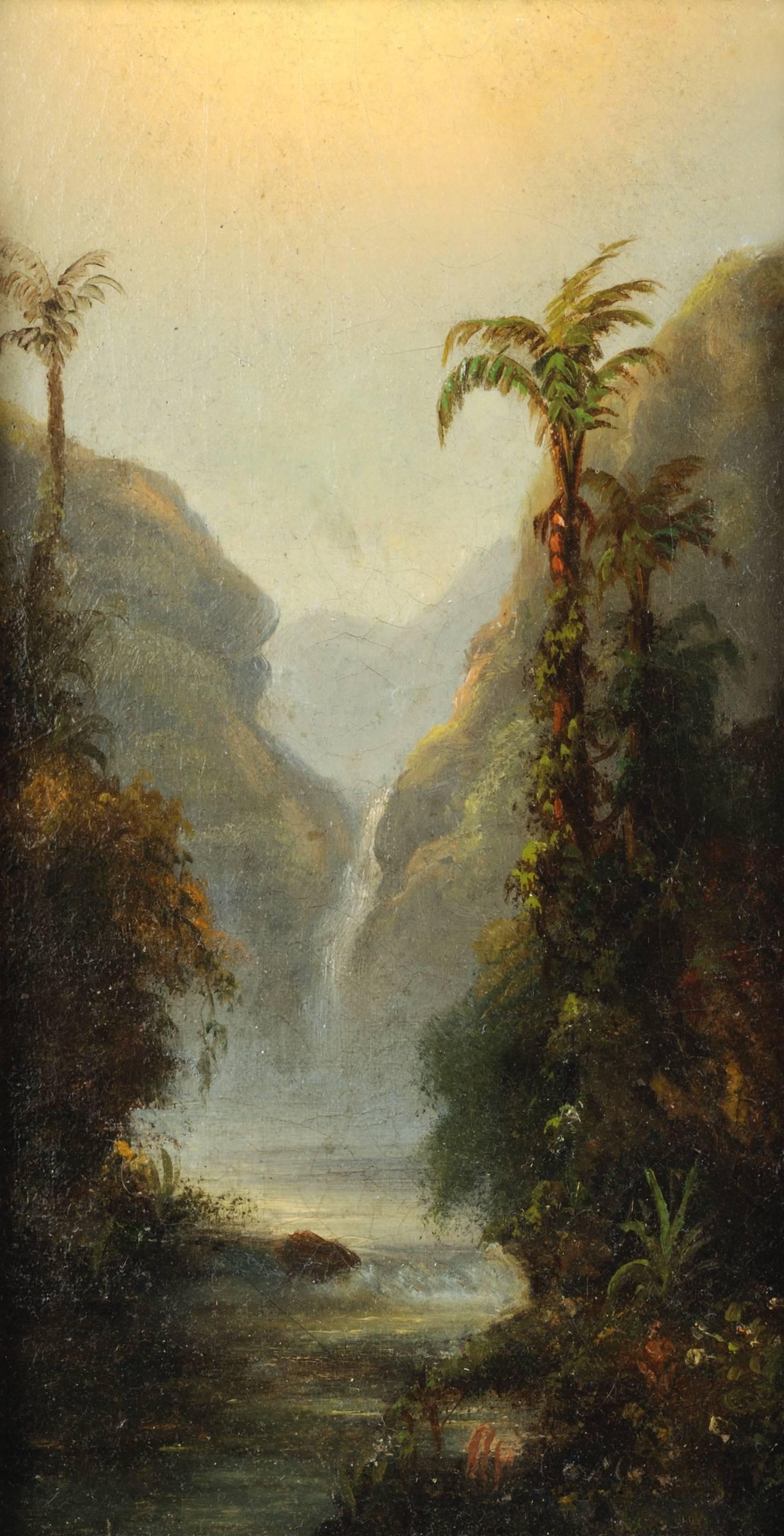 Südamerikanische Landschaft – Painting von Norton Bush