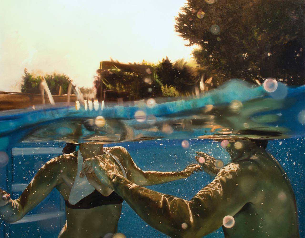 Much Clearer Down Below - Painting by Eric Zener