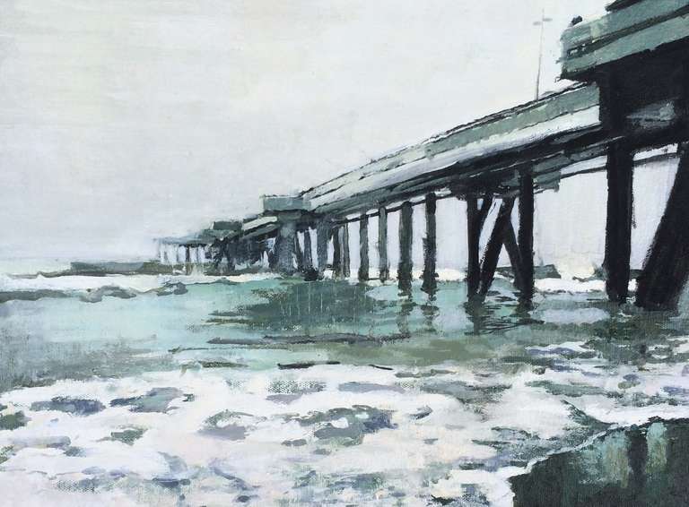 Lynn Grayson Landscape Painting - Venice Pier