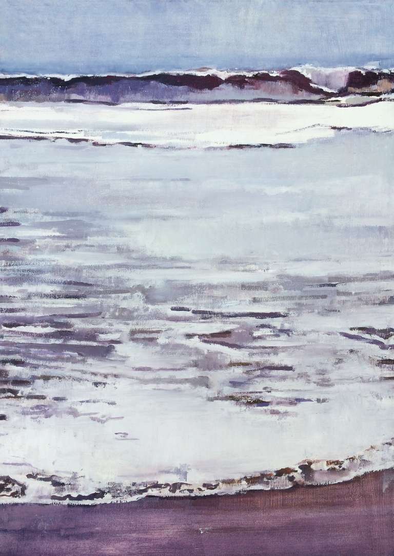 Lynn Grayson Landscape Painting - Purple Ocean