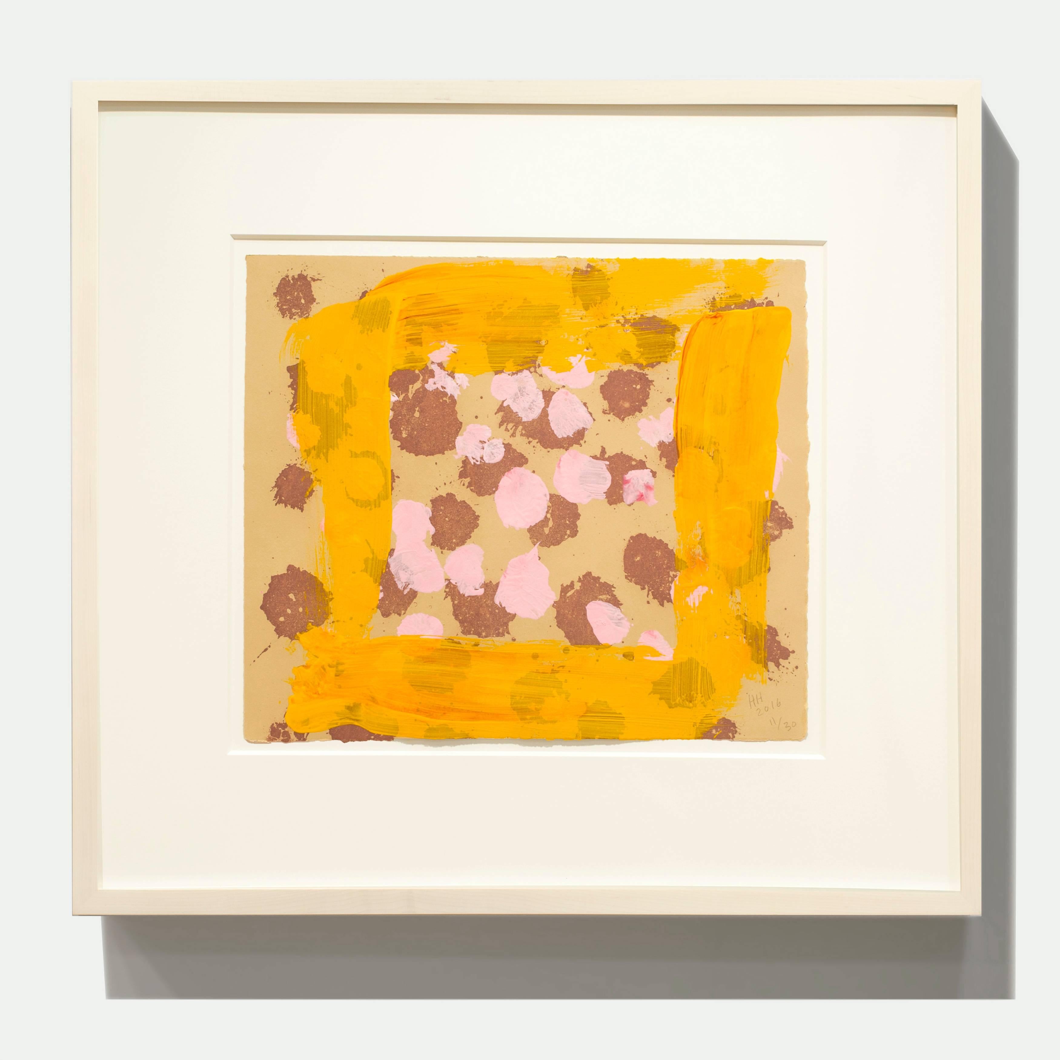 Howard Hodgkin Abstract Print - Raspberry Crumble