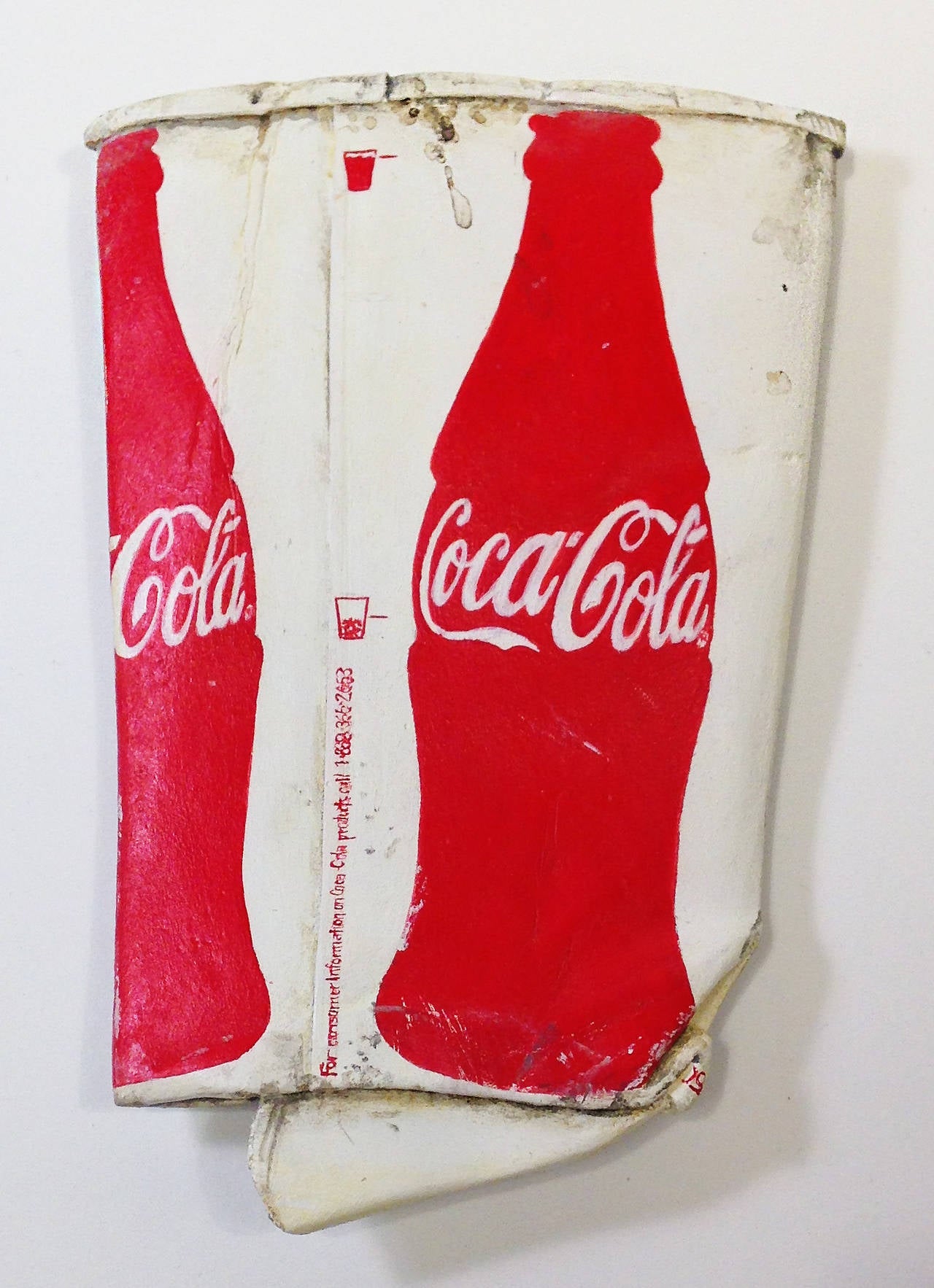 Tom Pfannerstill Figurative Sculpture - Coca Cola Cup