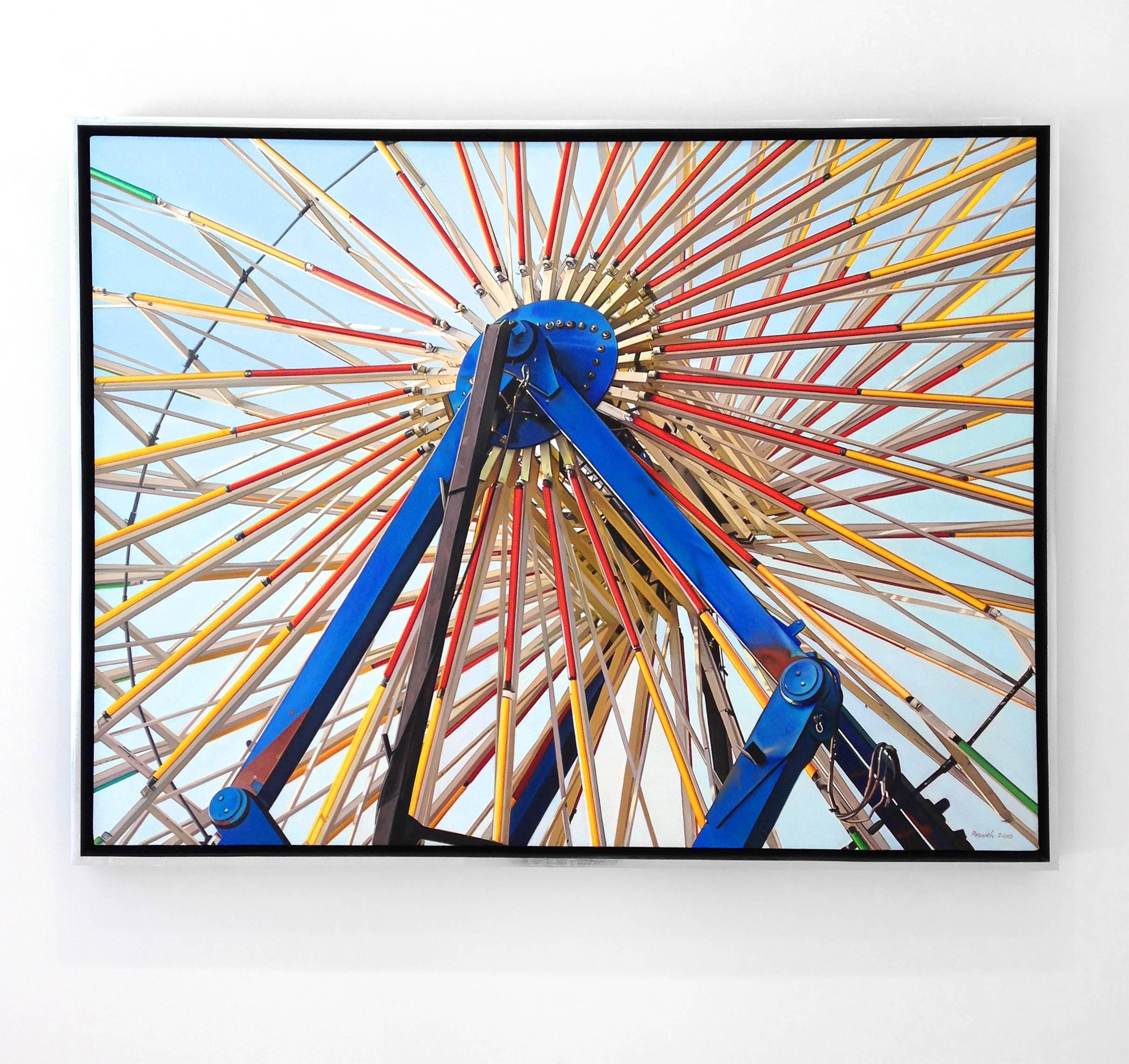 David Parrish Figurative Painting - Ferris Wheel