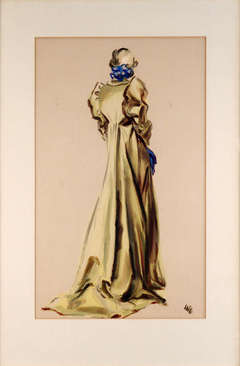 SCHIAPARELLI - EMPIRE COAT APRIL 1, 1936 VOGUE, p. 76