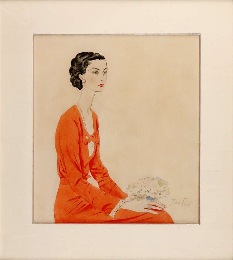 Portrait of Ilka Chase - From the collection of Edna Woolman Chase - Art by Cecil Beaton