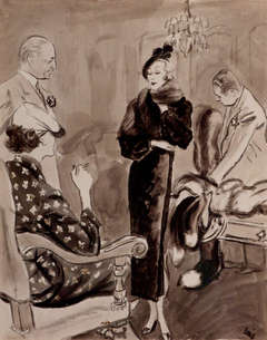 Mr and Mrs Somerset Maugham Fur Salon.