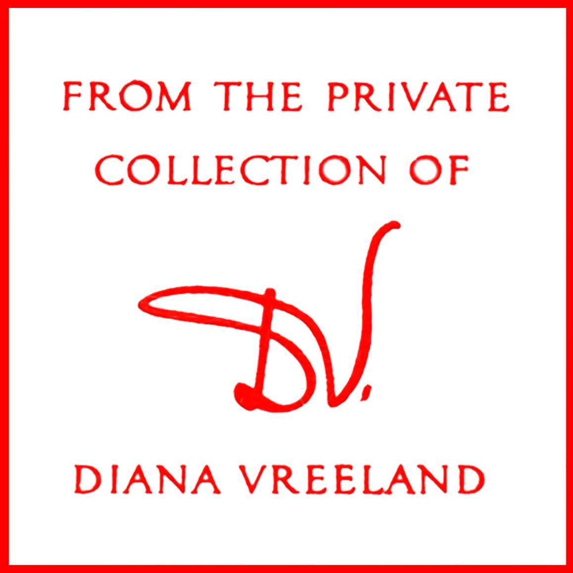 Diana Vreeland at Vogue. DIANA VREELAND PRIVATE COLLECTION. - Photograph by Tony Palmieri