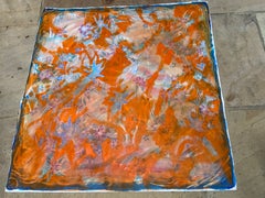 Haiku Abstract Expressionist Painting in Acrylic and Oil on Canvas