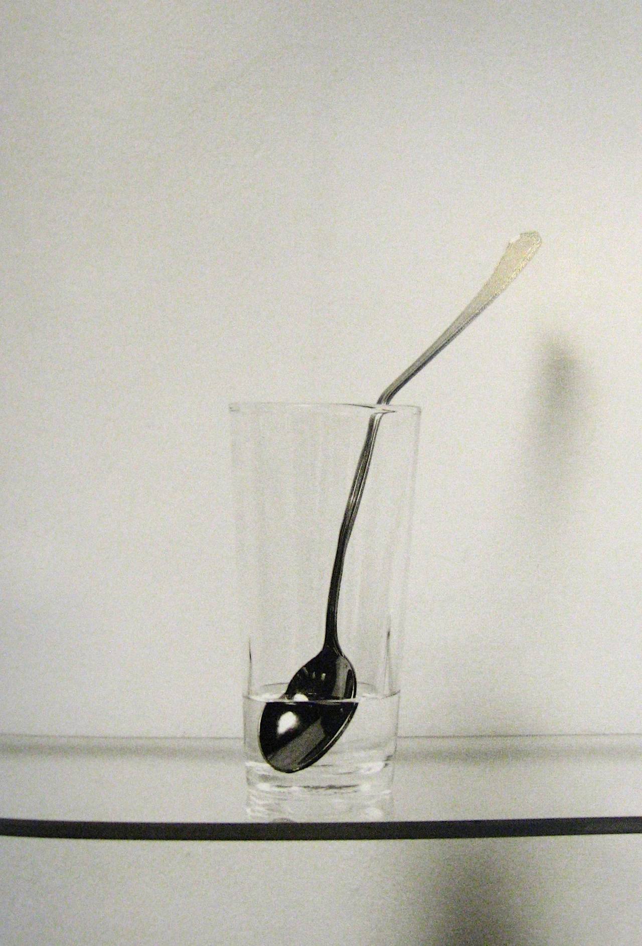 Untitled - Triptych (Bent Spoons) - Photograph by Chema Madoz