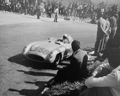 Stirling Moss & Denis Jenkinson, Mercedes 300SLR, Mille Miglia, Italy 9