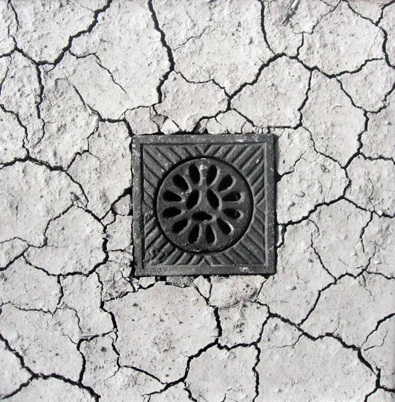 Chema Madoz Black and White Photograph - Untitled, Madrid (drain)