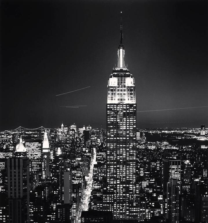 Michael Kenna Black and White Photograph - Empire State Building, Study 2, New York, New York, USA