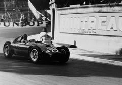 Vintage Fangio Monaco, Ferrari-Langia, "Gas Work" corner