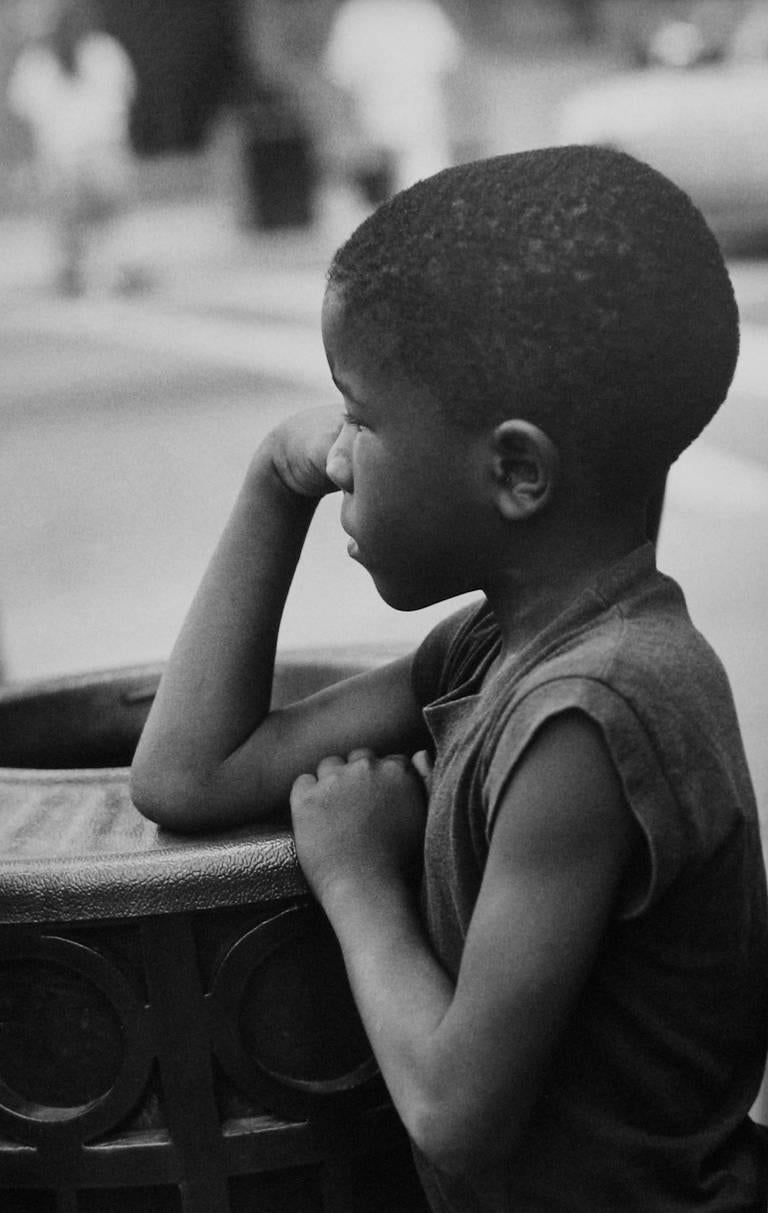 Earlie Hudnall Jr. Black and White Photograph - Classic Boy