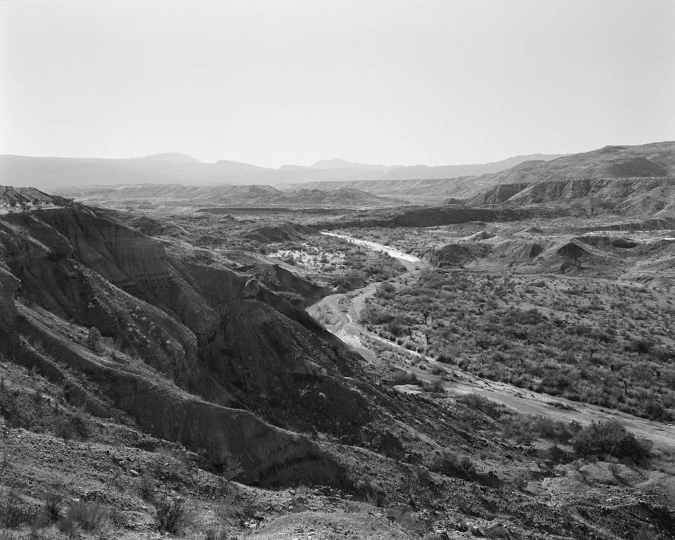 Jack Ridley Black and White Photograph - Glenn Springs Draw