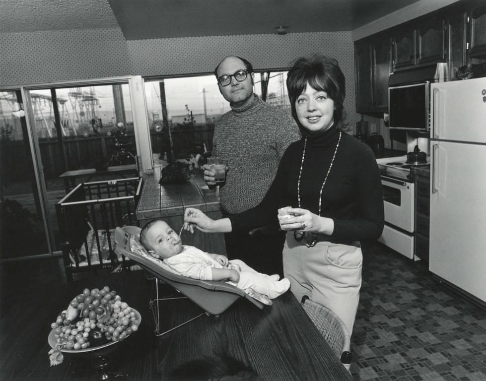 Bill Owens Figurative Photograph - We're Really Happy, from Suburbia series