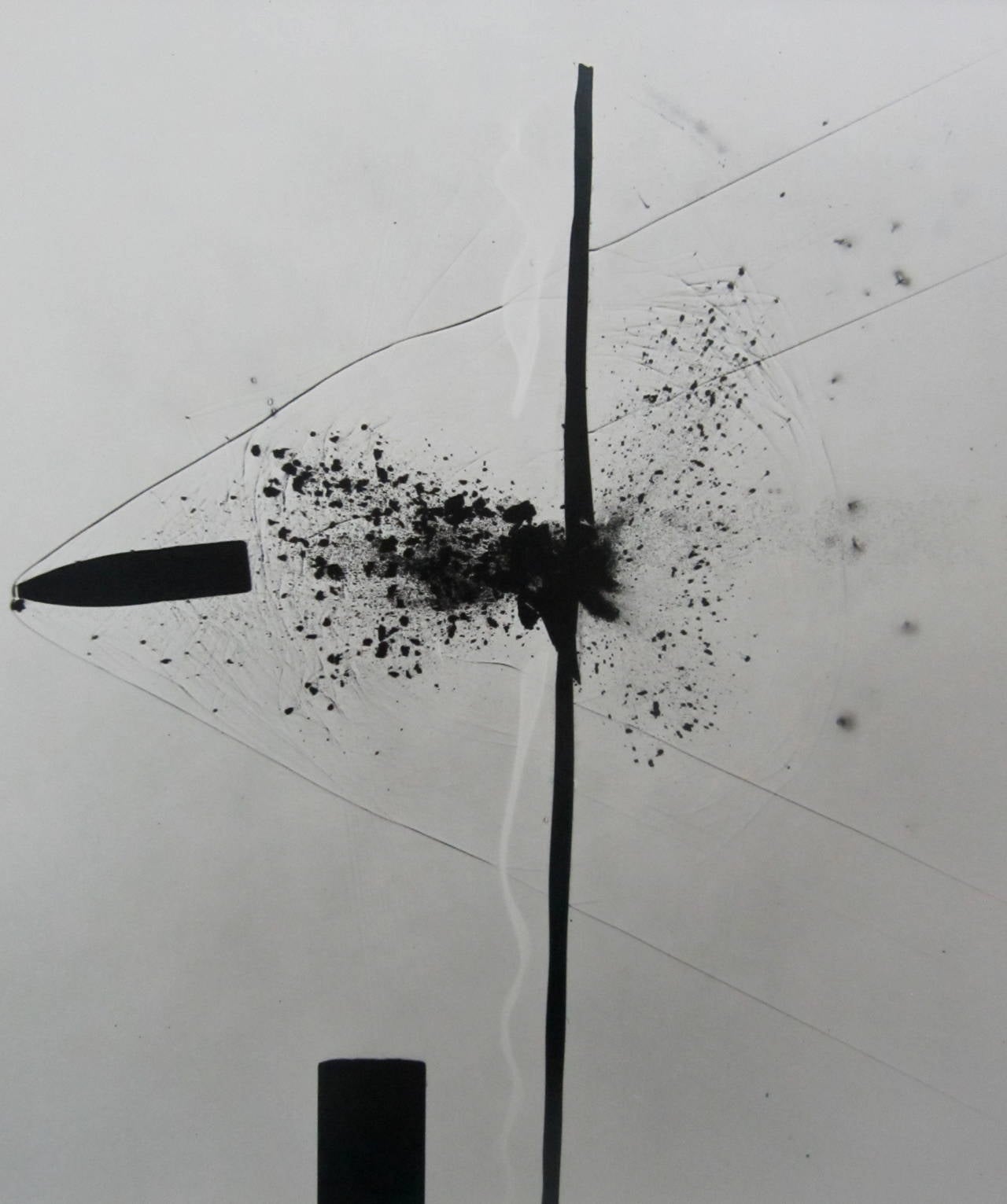 Figurative Photograph de Harold Eugene Edgerton - Bala a través de plexiglás