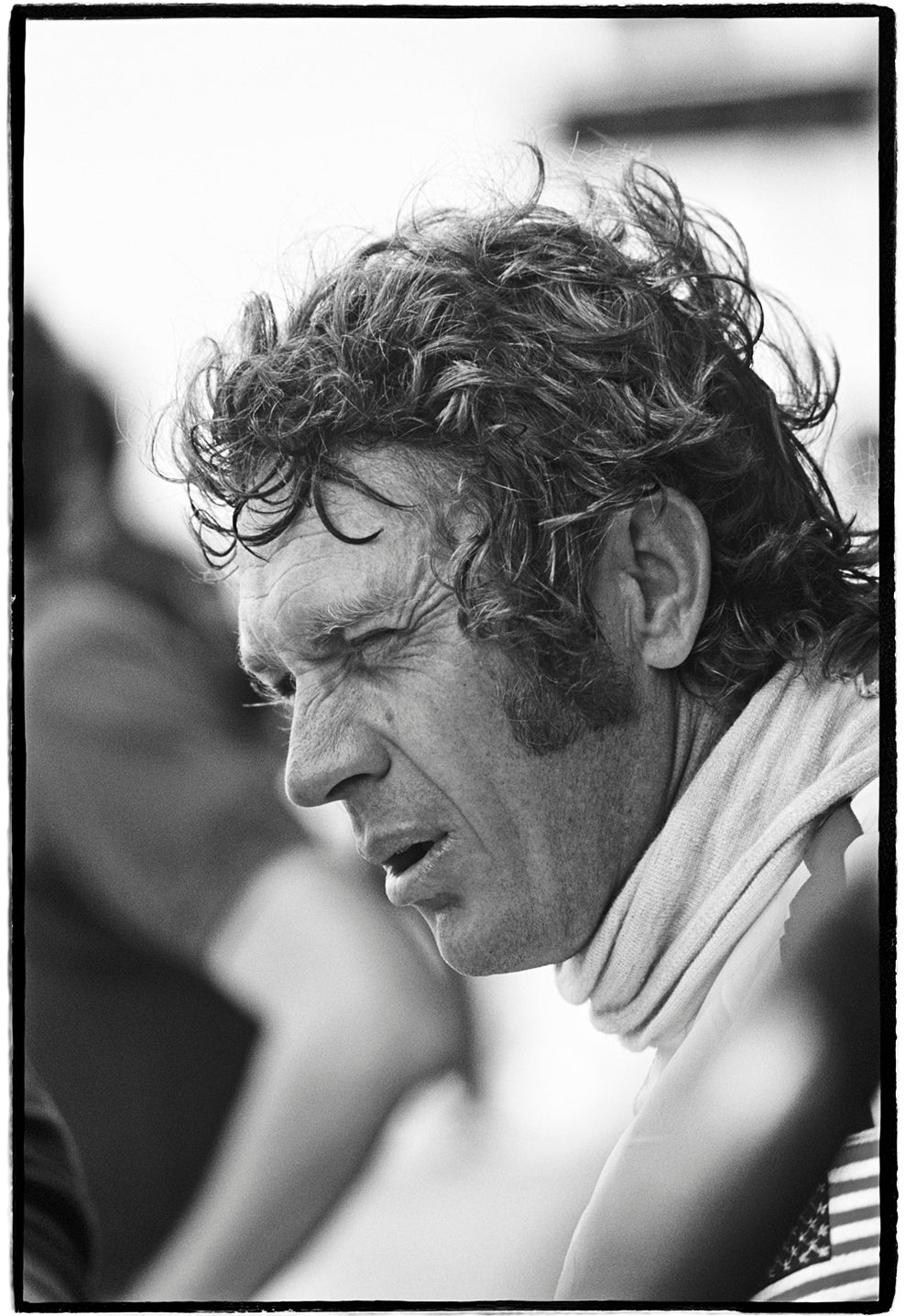 Al Satterwhite Portrait Photograph - Steve McQueen / Sebring 12-Hour Race, Florida