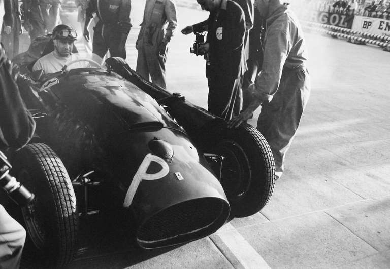 Jesse Alexander Black and White Photograph - Juan Manuel Fangio, Grand Prix of Monaco