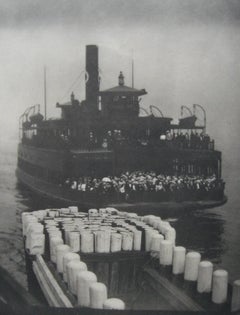 The Ferry Boat by Alfred Stieglitz, 1910, Photogravure, Photography