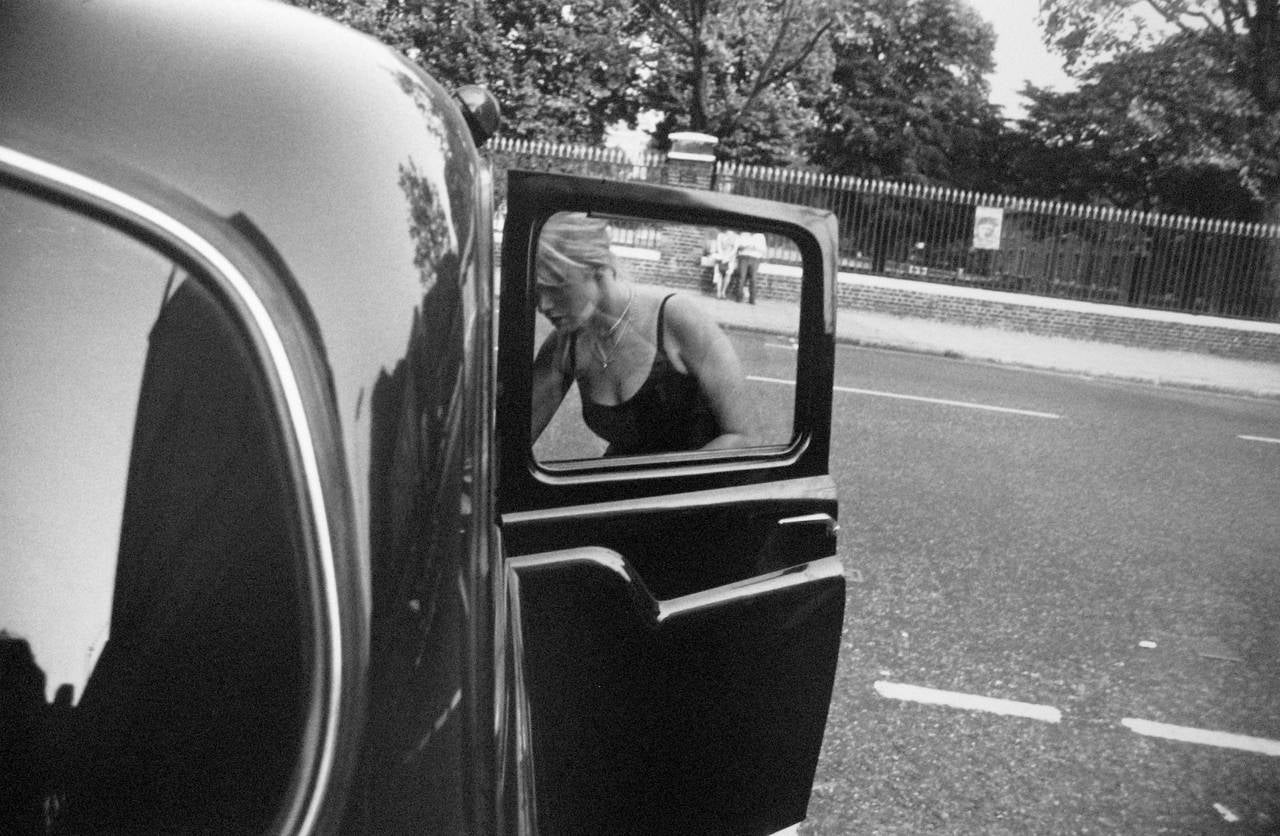 Garry Winogrand Portrait Photograph - Untitled, from Women are Beautiful Portfolio (Woman/Car)